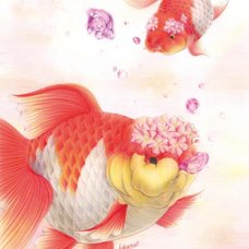 Sakura Exhibition: deme*tyoubi "Bubbles of Cherry Blossoms" Poster