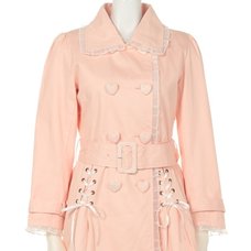 Swankiss Lace Trench Coat