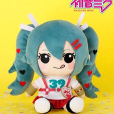 Hatsune Miku Art by Coalowl Osuwari Plushie Ver. A