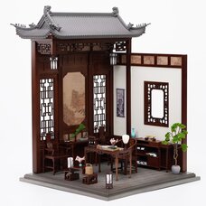 Chinese Style Study Room 1/12 Scale Doll House