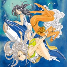 Kousuke Fujishima Signed Limited Edition Framed Oh My Goddess! Primagraphie Art Print: Underwater Cave