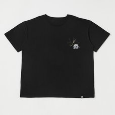 Lupin the Third Goemon Ishikawa Embroidery Black T-Shirt