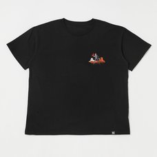 Lupin the Third Daisuke Jigen Embroidery Black T-Shirt