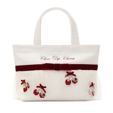 LIZ LISA Chocolate-Dipped Cherries Tote Bag