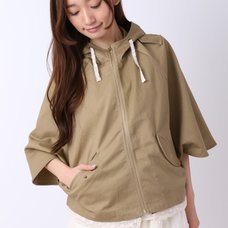 earth music&ecology Laced Poncho Blouson