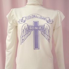KOKOkim Holy Cross Turtleneck Long T-shirt