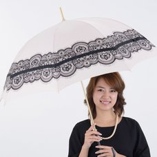 pink trick Lace & Ribbon Umbrella (Rain/UV Protective)