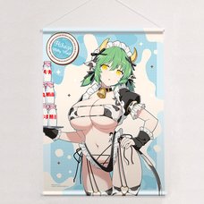 Shinovi Master Senran Kagura: New Link W Suede B2 Tapestry Hikage: Milky Maid Ver.