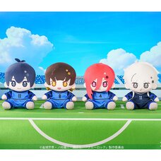 Blue Lock Huggy Doll Plushie Yoichi Isagi/Meguru Bachira/Hyoma Chigiri/Seishiro Nagi