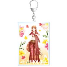 Spice and Wolf Jyuu Ayakura Illustration Holo: Indian Folk Costume Ver. Big Acrylic Keychain