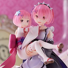 Re:Zero -Starting Life in Another World- Ram & Childhood Ram 1/7 Scale Figure