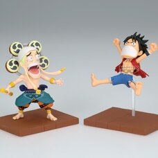World Collectable Figure One Piece Log Stories Monkey D. Luffy & Enel