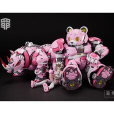Sin Series SIN-03P Sloth & Mecha Bear & Mecha Rhino 1/10 Scale Plastic Model Kit Set