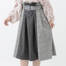 LIZ LISA Mixed Checkered Skirt