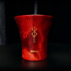 Berserk Mark of Sacrifice Wooden maki-e Cup Red