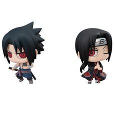 Chimi-Mega Buddy Series Naruto: Shippuden Sasuke Uchiha & Itachi Set