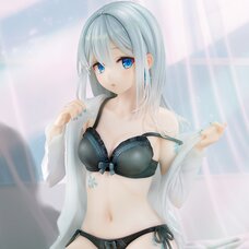 Fuumi Illustration Okigae Ginpatsu-chan: -Sorairo no Asa- Limited Costume Ver. Non-Scale Figure