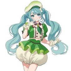 Hatsune Miku x Tirol Choco Collaboration Figure Matcha Mochi Ver.