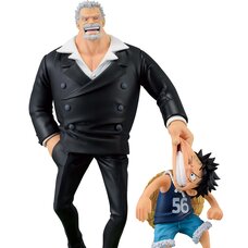 Ichibansho Figure One Piece Monkey D. Luffy & Monkey D. Garp (Road to Down)