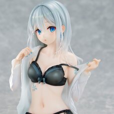 Fuumi Illustration Okigae Ginpatsu-chan: -Sorairo no Asa- Limited Costume Ver. Non-Scale Figure