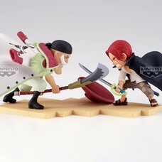 World Collectable Figure One Piece Log Stories Edward.Newgate vs Shanks