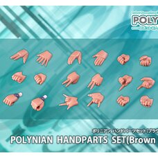 Robot Neoanthropinae Polynian Handparts Set (Brown Flesh)