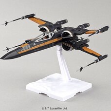 Star Wars: The Force Awakens Poe's X-Wing Fighter 1/72 Scale Plastic Model Kit