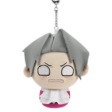 Fanthful Ace Attorney Investigations Plushie Keychain Miles Edgeworth (Damage)