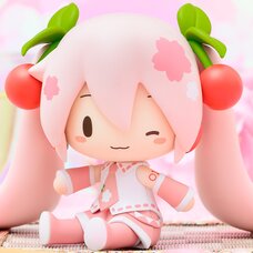 Sakura Miku Fuwapuchi Deformed Figure
