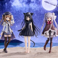 Hoshizora Tetsudou to Shiro no Tabi Noir Karuha Neri 1/7 Scale Figure (Complete Set)  Bonus: Acrylic Key Chain / Original White Board