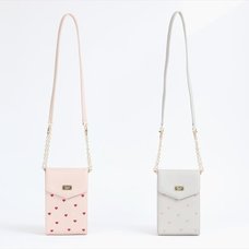Honey Salon Heart Embroidered Mini Shoulder Bag