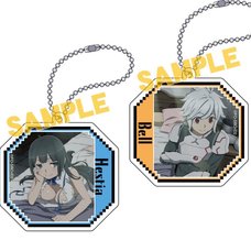 Is It Wrong to Try to Pick Up Girls in a Dungeon? Charaby Acrylic Charm Collection
