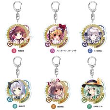 Touhou  Project Vintage Acrylic Keychain Collection