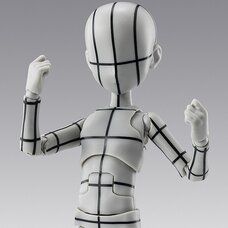 S.H.Figuarts Body-Kun -Ken Sugimori- Edition -Wireframe- (Gray Color Ver.)