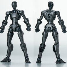 3 Min Project Series Xenostrike Vol. 2 Transparent Metallic 1/18 Scale Plastic Model Kit