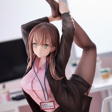 Surprisingly Supple OL-chan Who Doesn't Want to Go to Work: Pink Shirt Ver. Deluxe Edition 1/6 Scale Figure