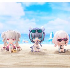 Azur Lane Swimsuit Chibi Figure Vol. 2 Set of 3
