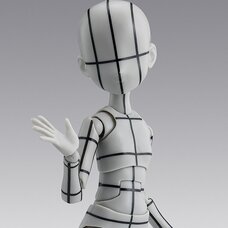 S.H.Figuarts Body-Chan -Ken Sugimori- Edition -Wireframe- (Gray Color Ver.)