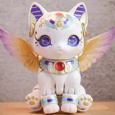 Bastet (White) Non-Scale Action Figure (Re-run)