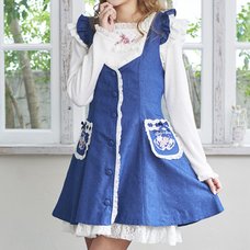 LIZ LISA Rose Pocket Jumper Dress