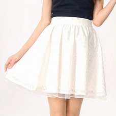 Ank Rouge Checkered Organdy Skirt