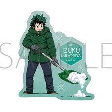 My Hero Academia Shoveling Snow Die-cut Sticker