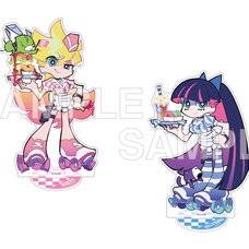 New Panty & Stocking with Garterbelt Acrylic Stand Figure American Diner Ver.