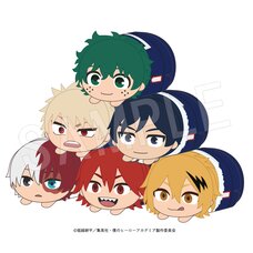 My Hero Academia Bath Ver. Mochikororin Plushie Mascot Box Set