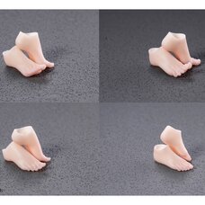 Option Foot Parts Set for RPGEX-06 Adventurer Snail 1/12 Scale Action Figure