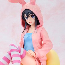 Rascal Does Not Dream of a Knapsack Kid Mai Sakurajima: Hoodie☆Look Rabbit Ears Ver. Popular Edition 1/7 Scale Figure