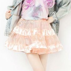 LLL Tiered Skirt (Baby Pink)