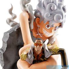 Revible Moment Ichibansho Figure One Piece Monkey D. Luffy Gear 5 vs Borsalino (Burst of Energy)