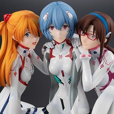 Evangelion: 3.0+1.0 Thrice Upon a Time Asuka/Rei/Mari: Newtype Cover Ver. 1/8 Scale Figure