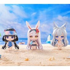 Azur Lane Swimsuit Chibi Figure Vol.1 Set of 3